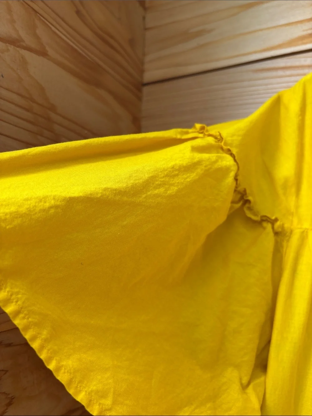 J.Crew Tiered Cotton Voile Beach Dress XL Warm Sunflower Yellow Maxi